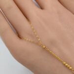 ⁦كف ذهب عيار 21 الوزن 3.19 جرام⁩ - الصورة ⁦4⁩