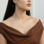 ⁦عقد ذهب عيار 18 الوزن 1.65 جرام⁩ - الصورة ⁦2⁩