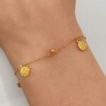 ⁦اسواره ذهب عيار 21 الوزن 0.89 جرام⁩ - الصورة ⁦2⁩