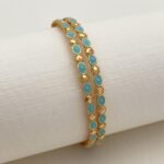 ⁦غوايش اطفال ذهب عيار 21 الوزن 4.79 جرام⁩ - الصورة ⁦2⁩