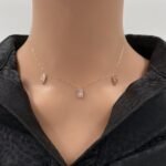 عقد ذهب عيار 18 الوزن 0.99 جرام