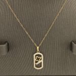 ⁦نصف طقم ذهب عيار 18 الوزن 2.78 جرام⁩ - الصورة ⁦4⁩