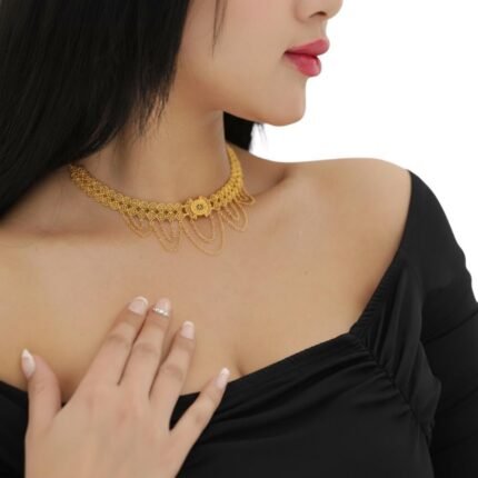 خناق ذهب عيار 21 الوزن 11.55 جرام