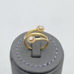 ⁦خاتم ذهب عيار 18 الوزن 2.29 جرام⁩ - الصورة ⁦2⁩