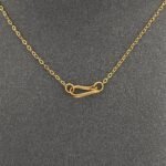 ⁦عقد ذهب عيار 21 الوزن 3.56 جرام⁩ - الصورة ⁦2⁩