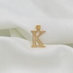 تعليقه حرف K ذهب عيار 21 -R550016