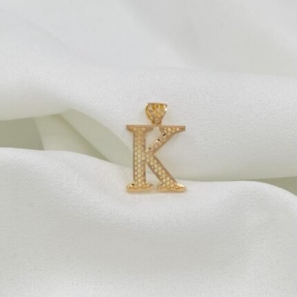 تعليقه حرف K ذهب عيار 21 -R550016