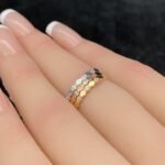 ⁦مرامي ذهب عيار 18 الوزن 3.4 جرام⁩ - الصورة ⁦3⁩