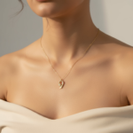 ⁦عقد ذهب عيار 18 وزن 1.42 جرام تصميم فاخر⁩ - الصورة ⁦7⁩