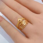 ⁦توينز ذهب عيار 21 -M9031⁩ - الصورة ⁦3⁩