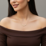 عقد ذهب عيار 18 الوزن 0.69 جرام قطعة ذهب بسيطة تلفت النظر