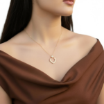 ⁦عقد ذهب عيار 18 وزن 0.97 جرام أناقة يومية⁩ - الصورة ⁦5⁩