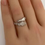 ⁦اسواره وخاتم ذهب عيار 18 الوزن 14.12 جرام⁩ - الصورة ⁦3⁩