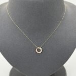 ⁦عقد ذهب عيار 18 الوزن 0.72 جرام⁩ - الصورة ⁦4⁩