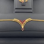 ⁦طقم ذهب عيار 21 الوزن 14.93 جرام⁩ - الصورة ⁦2⁩