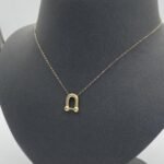 ⁦عقد ذهب عيار 18 وزن 1.18 جرام أناقة ناعمة⁩ - الصورة ⁦2⁩