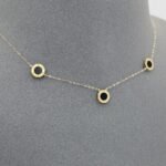 ⁦عقد ذهب عيار 18 الوزن 1.10 جرام⁩ - الصورة ⁦5⁩