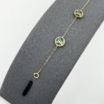 ⁦اسواره ذهب عيار 18 وزن 1.98 جرام لمسة أنثوية راقية⁩ - الصورة ⁦3⁩