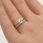 ⁦مرامي ذهب عيار 18 الوزن 3.21 جرام⁩ - الصورة ⁦2⁩