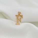 تعليقه حرف F ذهب عيار 21 -R55006