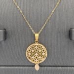 ⁦نصف طقم ذهب عيار 21 الوزن 3.60 جرام⁩ - الصورة ⁦4⁩