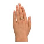 خاتم ذهب عيار 18 الوزن 1.08 جرام