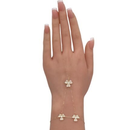 كف ذهب عيار 18 الوزن 1.6 جرام