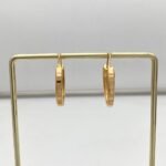 ⁦حلق ذهب عيار 21 الوزن 3.52 جرام⁩ - الصورة ⁦2⁩