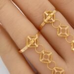 ⁦كف ذهب عيار 21 الوزن 10.77 جرام⁩ - الصورة ⁦2⁩