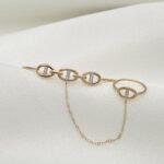 كف اطفال ذهب عيار 18 الوزن 2.61 جرام