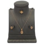 نصف طقم ذهب عيار 21 الوزن 3.11 جرام