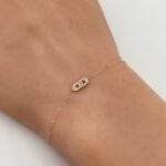 ⁦اسواره ذهب عيار 18 الوزن 0.38 جرام⁩ - الصورة ⁦2⁩