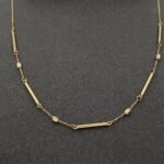 ⁦عقد و اسوارة ذهب عيار 18 الوزن 4.13 جرام⁩ - الصورة ⁦4⁩