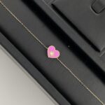 ⁦طقم ذهب عيار 18 وزن 4.71 جرام تصميم ناعم⁩ - الصورة ⁦3⁩