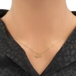 حرف H ذهب عيار 18 الوزن 1.71 جرام