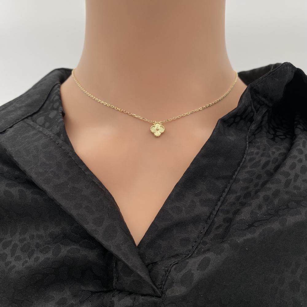 عقد وجهين ذهب عيار 18 الوزن 4.26 جرام عقد وجهين ذهب عيار 18 الوزن 4.26 جرام