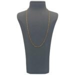 سلسال ذهب عيار 21 الوزن 4.01 جرام تصميم مبروم