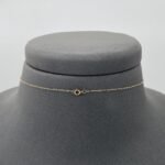 ⁦عقد ذهب عيار 18 الوزن 1.56 جرام⁩ - الصورة ⁦2⁩