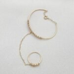 ⁦كف اطفال ذهب عيار 18 الوزن 1.97 جرام⁩ - الصورة ⁦2⁩