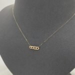 ⁦عقد ذهب عيار 18 الوزن 0.64 جرام⁩ - الصورة ⁦5⁩