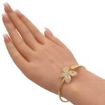 اسواره تصميم باسكال ذهب عيار 18 وزن 8.50 جرام بزخارف لامعة جذابة