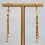 ⁦حلق ذهب عيار 21 الوزن 2.41 جرام⁩ - الصورة ⁦2⁩