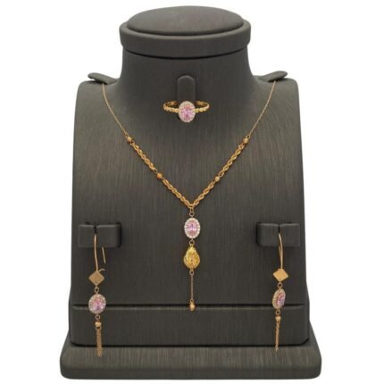 نصف طقم ذهب عيار 21 الوزن 5.46 جرام