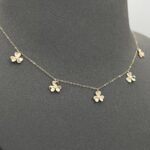 ⁦عقد تشوكر  ذهب عيار 18 الوزن 1.46 جرام⁩ - الصورة ⁦4⁩