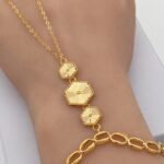 ⁦كف ذهب عيار 21 الوزن 5.77 جرام⁩ - الصورة ⁦3⁩