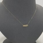 ⁦عقد ذهب عيار 18 الوزن 0.64 جرام⁩ - الصورة ⁦2⁩