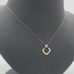 ⁦عقد ذهب عيار 18 وزن 0.97 جرام أناقة يومية⁩ - الصورة ⁦4⁩