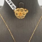 ⁦نصف طقم ذهب عيار 21 الوزن 9.28 جرام⁩ - الصورة ⁦2⁩