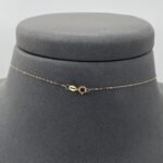 ⁦عقد ذهب عيار 18 الوزن 0.70 جرام⁩ - الصورة ⁦5⁩