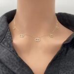 عقد ذهب عيار 18 الوزن 1.61 جرام